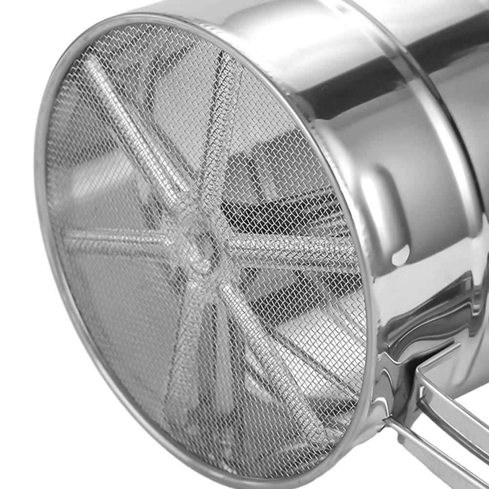 Stainless Steel Flour Sifter For Baking Powder Sugar Matcha Sifting Shaker Fine Mesh Flour Sifter Sieve Commercial-Grade Homemade Macarons