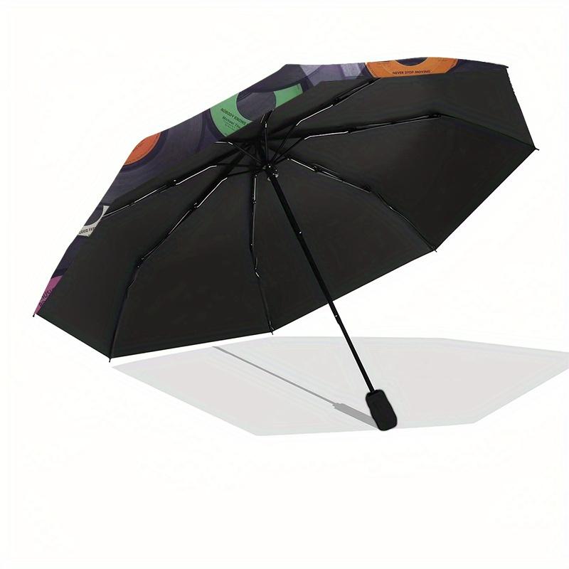 Vinyl Record Wall Art: A Musical of Classic AlbumsUmbrella, Portable 3-Fold Umbrella for Men & Women,Christmas Gift ES149