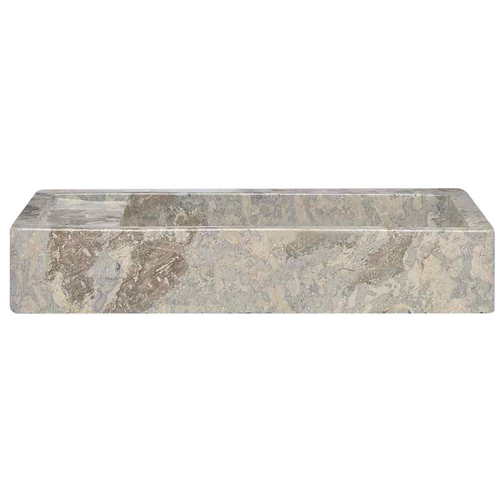 Washbasin Gray 58x39x10 Cm Marble