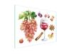 SZKLANA DESKA DO KROJENIA 40x30 WINO