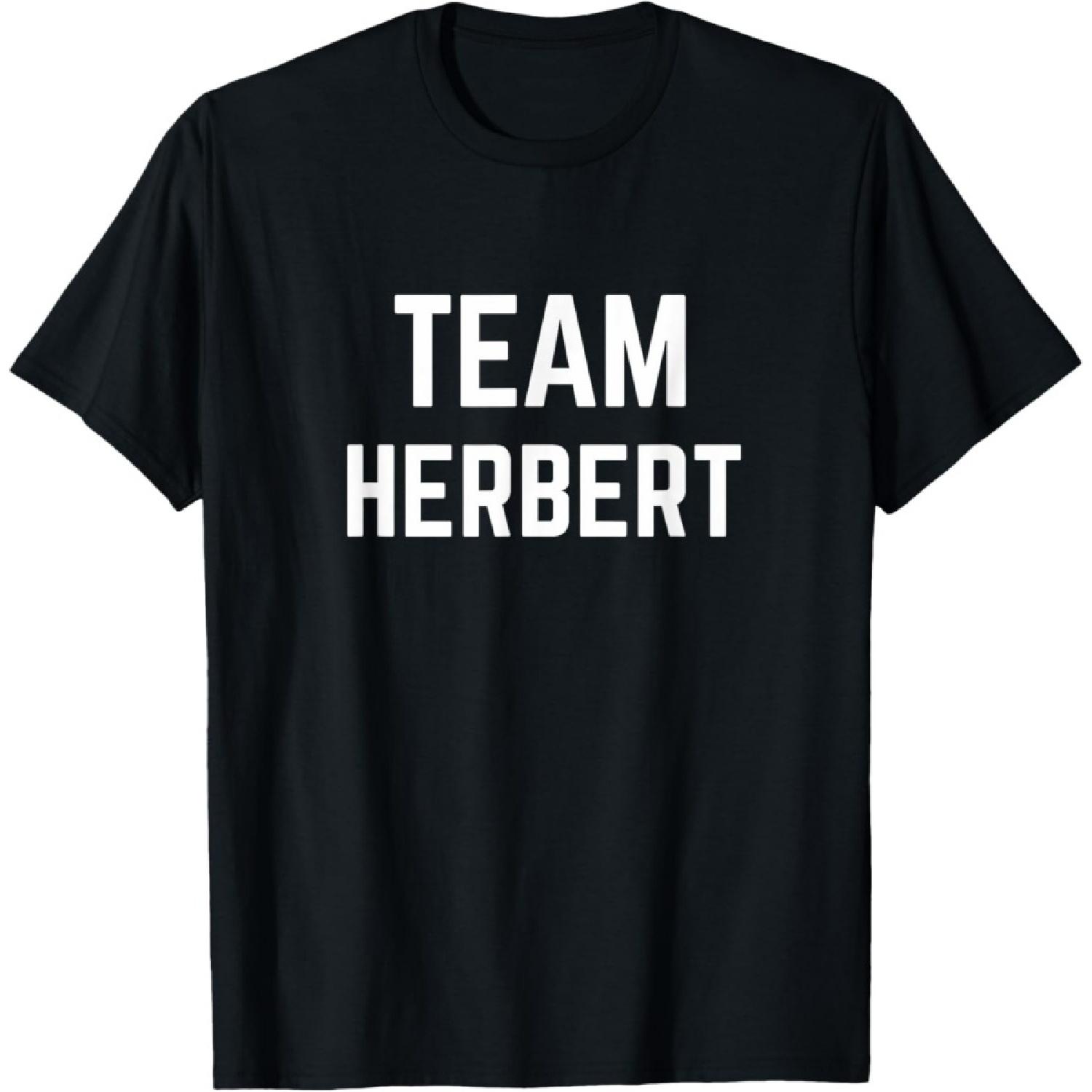 TEAM Herbert _ Футболка поддержки для друзей, семьи и фанатов S