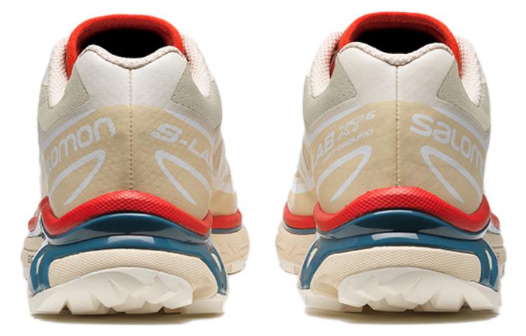 SALOMON XT-6 'Almond Milk Aurora Red'