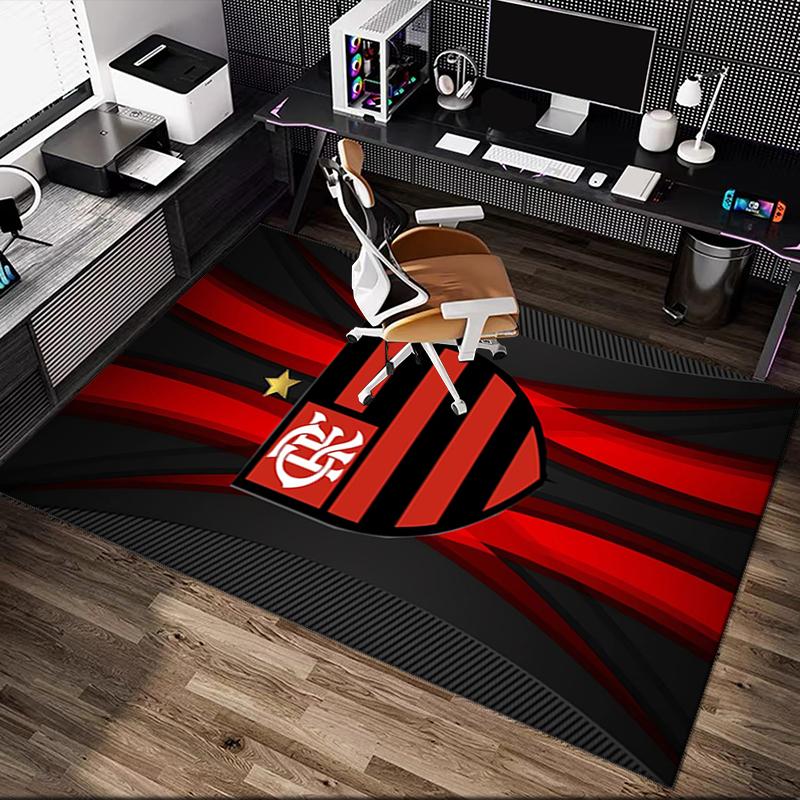 1pc Office Carpet, Rangers FC Chair Rug, Living Room Printed Area Rug, Home Chair Floor Mat