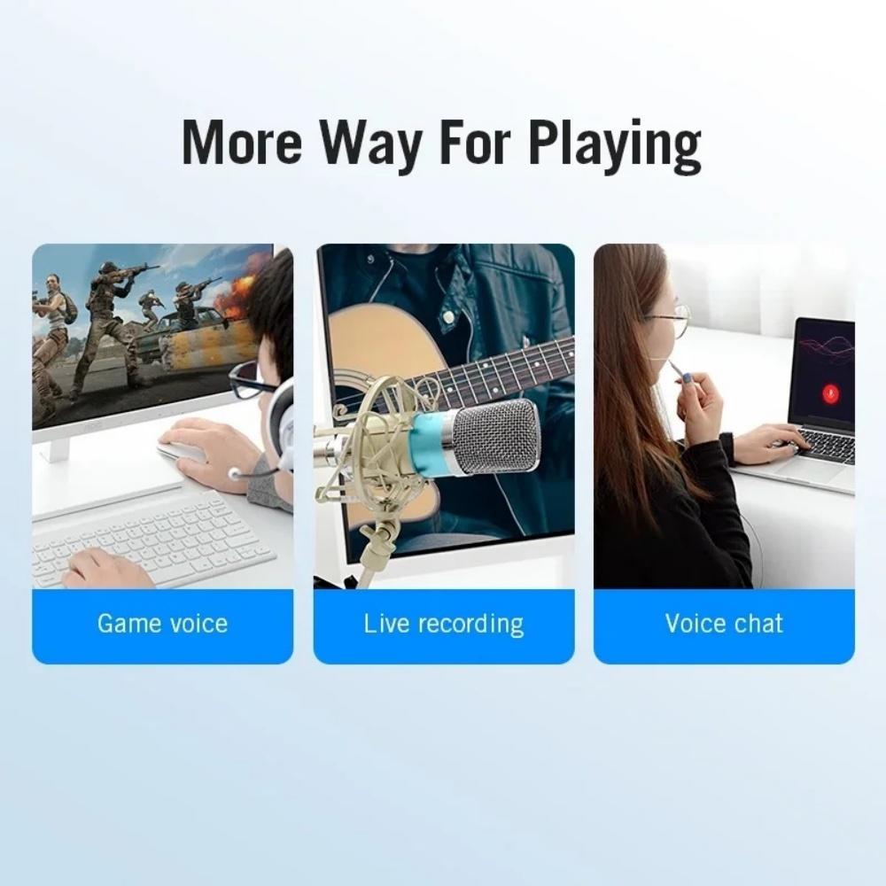 USB Sound Card o Adapter 3.5mm Virtual 7.1 for Headphone Mic