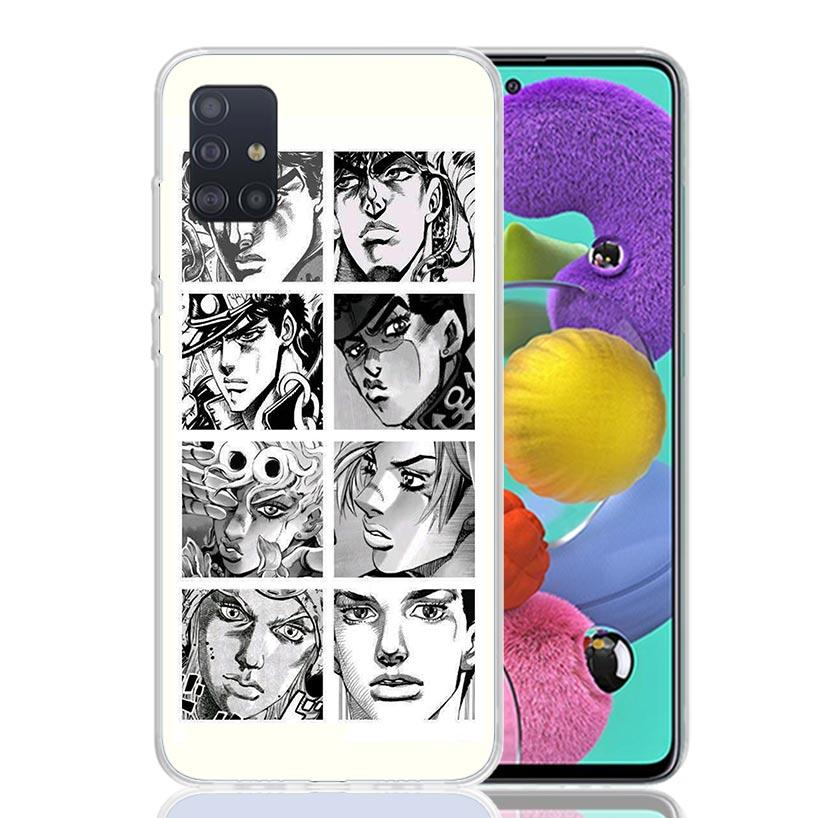 JoJo Bizarre Adventure All Phone Case For Samsung Galaxy A52 A32 A22 A12 A02S A50S A30S A51 A31 AA71 Note 20 Ultra 10 S10 Plus G
