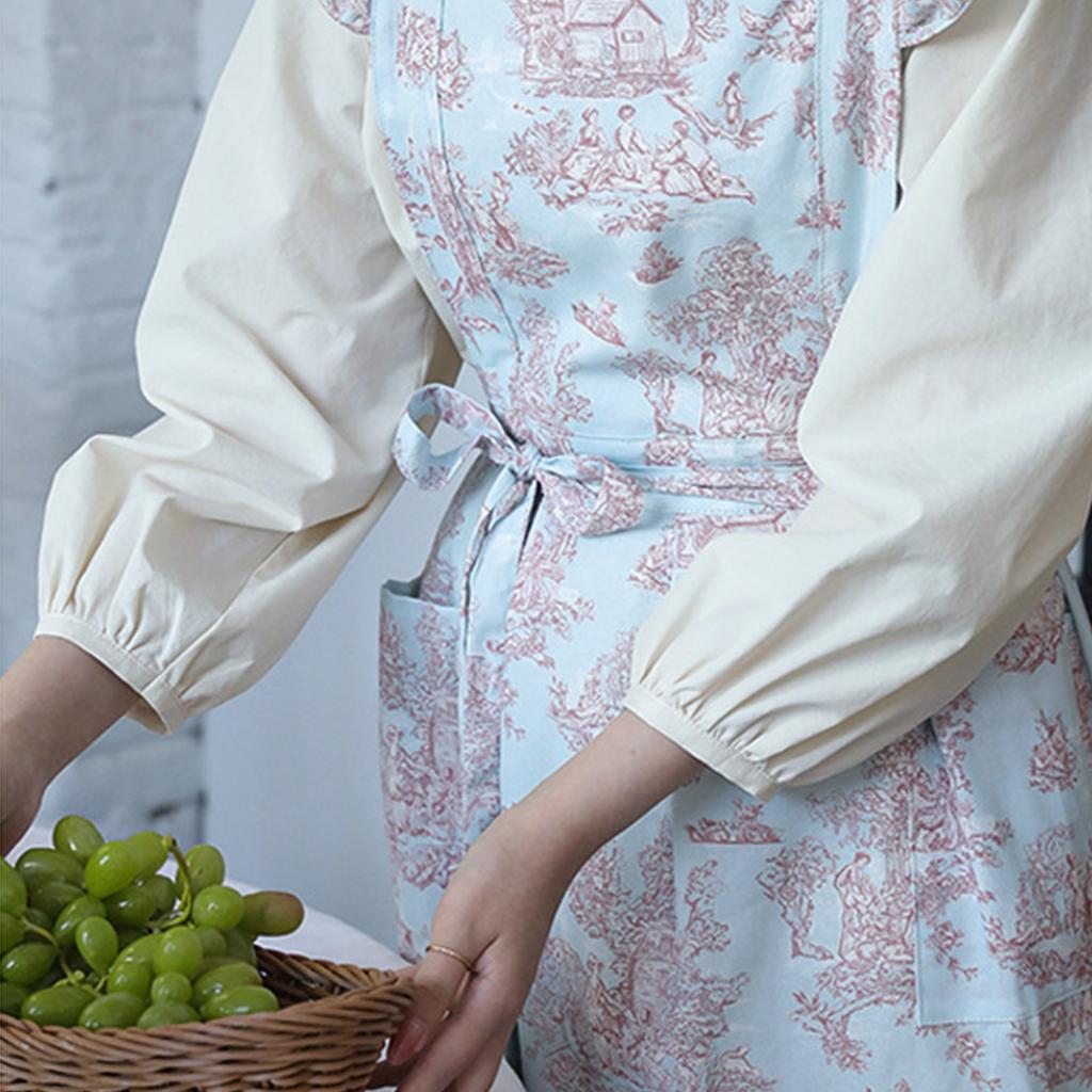 French Apron with Adjustable Waistband Cooking Apron for Home Cooks Chefs and Fashion Forward Individuals
