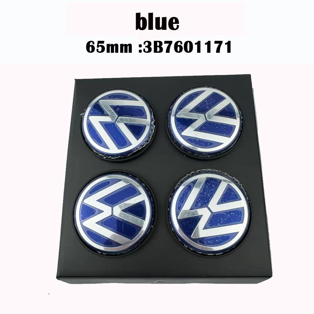 2026 New 4pcs 56mm 65mm VW floating Car Wheel Center Caps Hubcap Cover for VW Jetta MK5 Golf Passat styling CC Golf 3B7601171 1J0601171