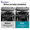 Carbon Fiber Center Air Conditioning Panel Sticker for Hyundai Tucson 2015-2020 Interior Accessories