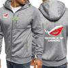 2026 Unisex  High Street Fashion Coat Spring And Autumn Loose And Comfortable Hoodies Men's ROG Republic Of Gamers Logo Print Jacket