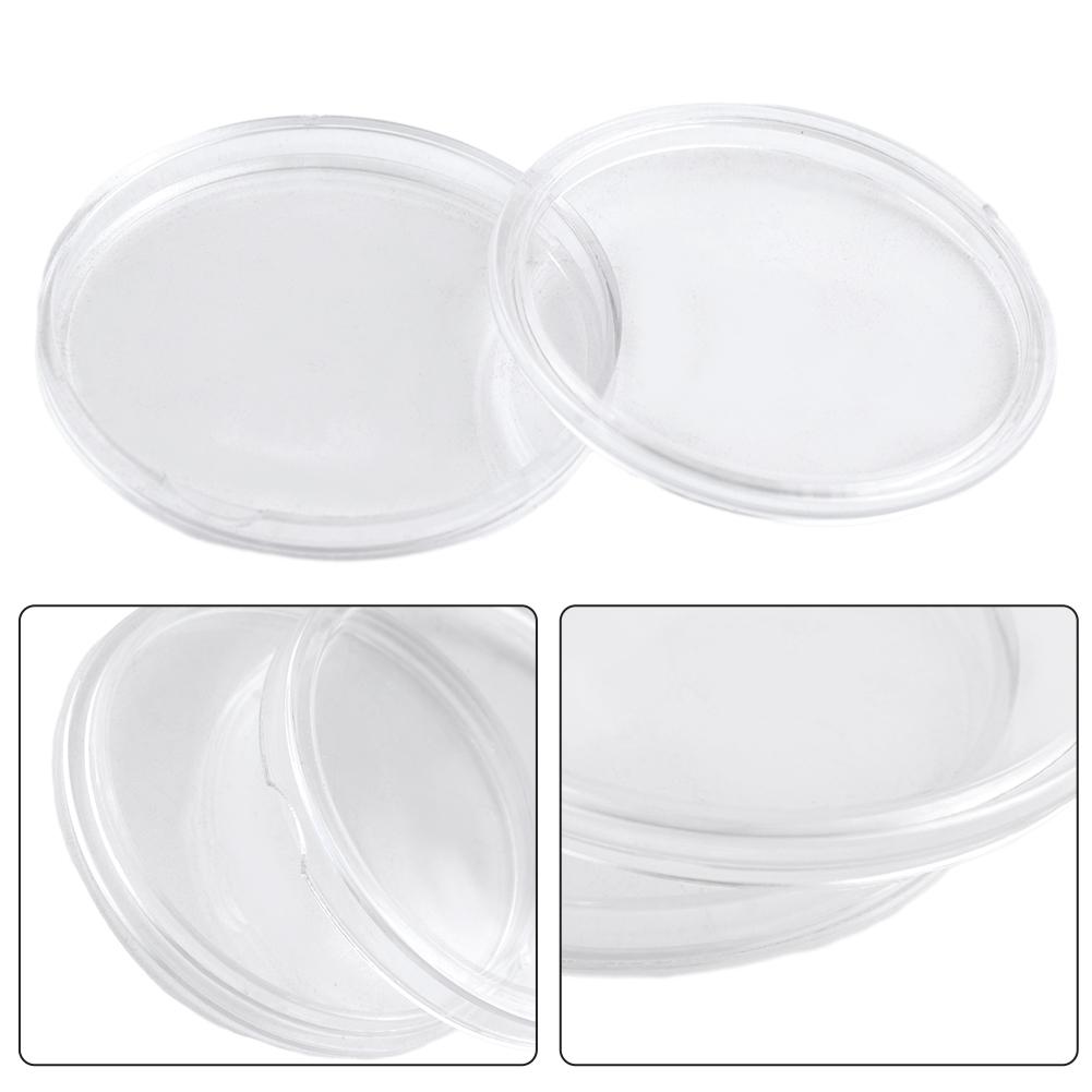 100pcs Coin Boxes 41mm Capsules Cases Commemorative Coins