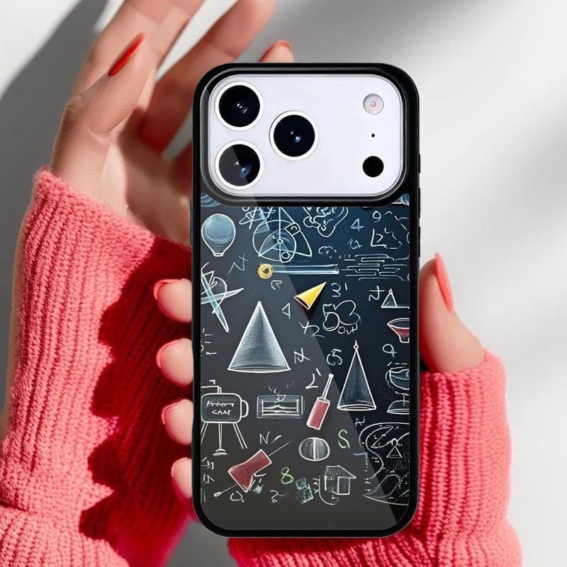 Funny Maths and Physics Design Phone Case for iPhone 17 16 15 14 13 Pro Max Back Cover for 12 11 Pro Coque