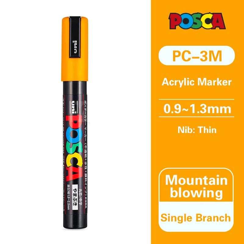 Uni Posca PC-1M 3M 5M marker pen, acrylic paint acrylic paint pen full color markers art supplies stationery painting graffiti