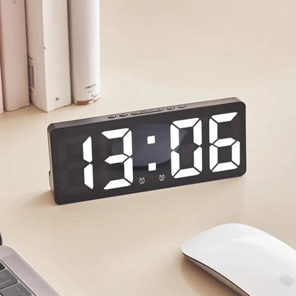 1224H Display Alarm Clocks Adjustable Brightness Digital