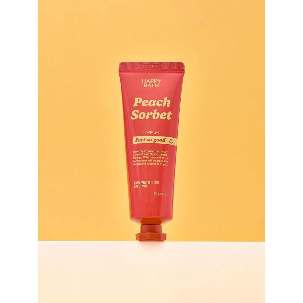 Happy Bath Feel So Good Perfume Hand Cream 50g - Peach Sorbet Scent 1ea