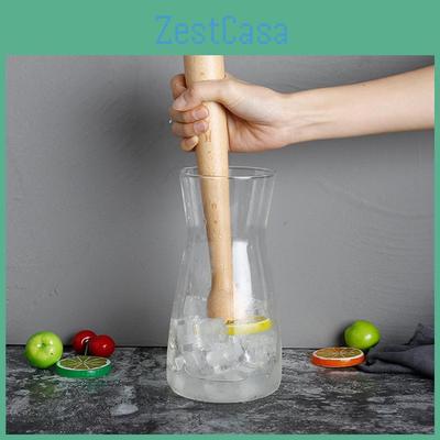 Wooden Garlic Muddler Pestle Cocktails Cocktail Pestles Multipurpose Durable Kitchen Accessories