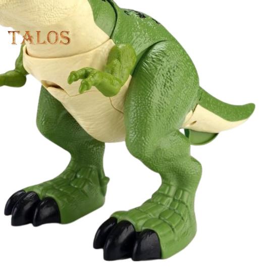1 set Jucărie de dinozaur care înghite răcnind cu cușcă gura mobilă leagăn coadă copii Tyrannosaurus Rex figură de acțiune model realist din dino pentru copii mici băieți