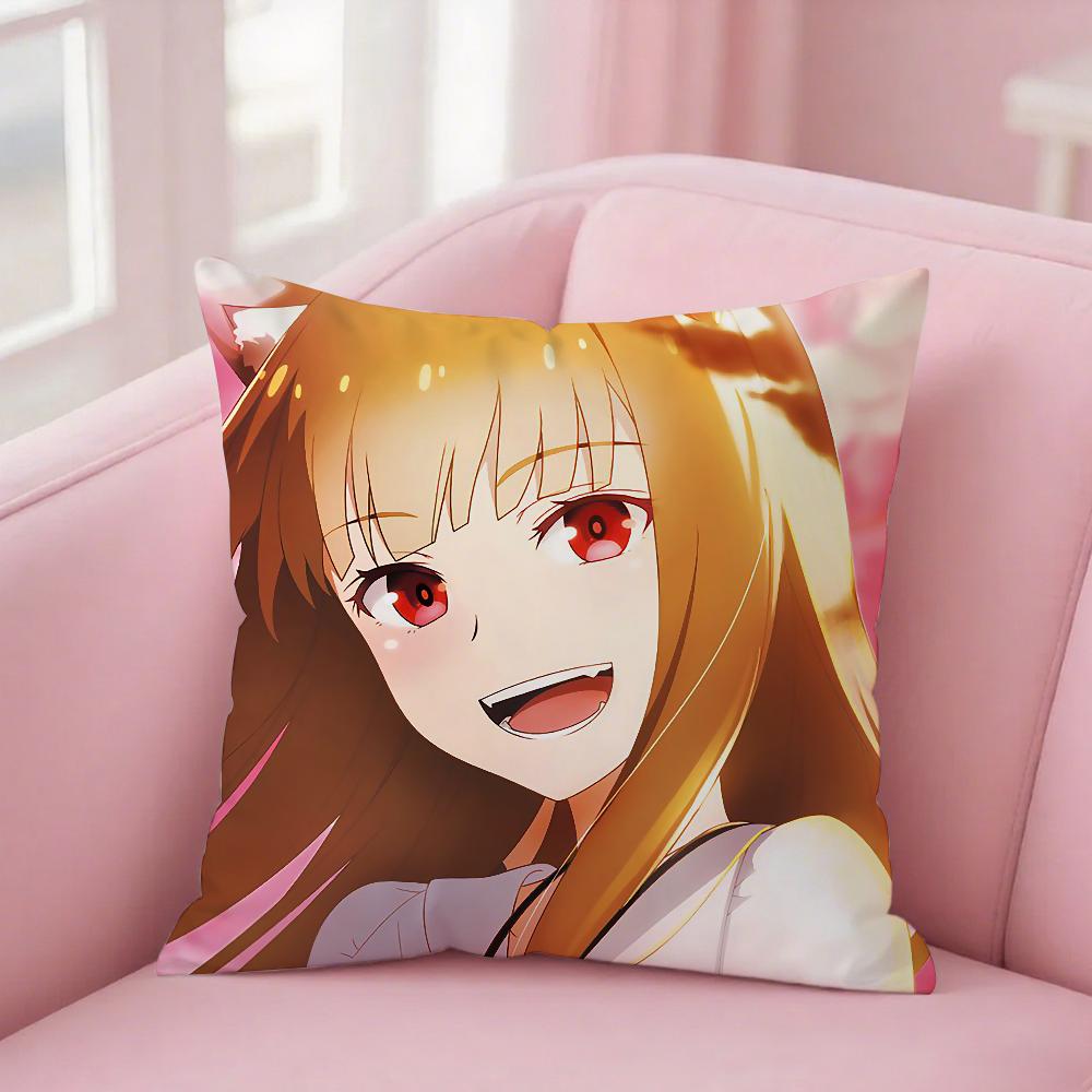 Anime Spice And Wolf Kissenbezug Quadratisch Sofa Mit Kissenbezug Für Den Heimgebrauch