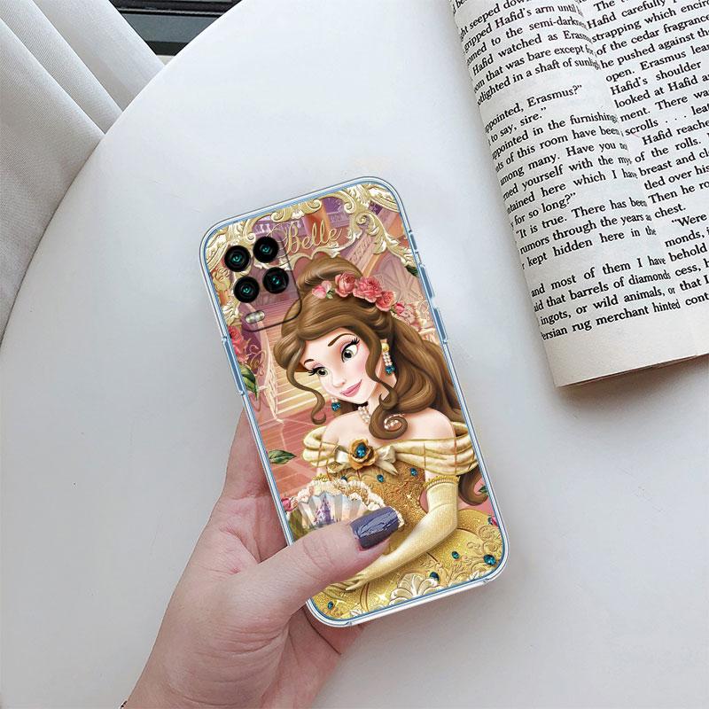 Disney Princess Transparent Phone Case for Motorola Moto G10 G20 G30 G31 G32 G34 G35 G41 G42 G50 G51 G52 G55 G60 G60S