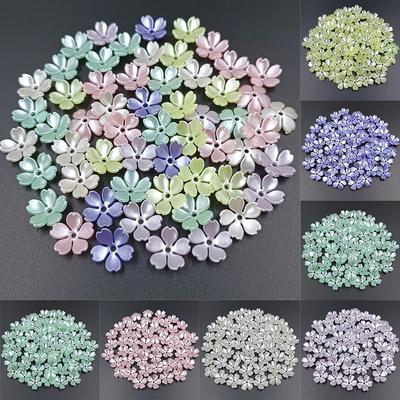 40 Pz 14mm Acrilico Colore Della Caramella Portafiori Perline Tappi Perline Del Distanziatore per Gioielli FAI DA TE Che Fanno Copricapi Orecchini Che Fanno