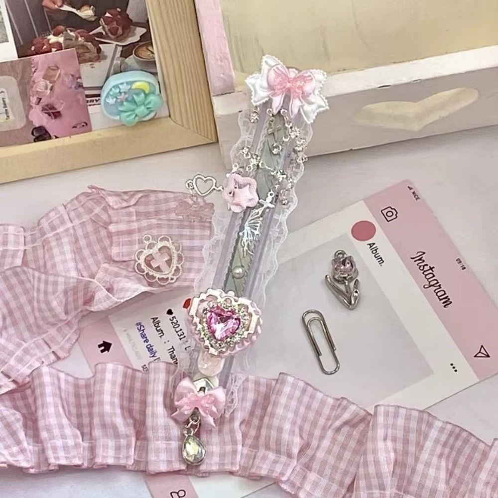 2025 Sweet Utility Knife DIY Japanese Style Heart Cutter Kawaii Scrapbook Supplies bianco