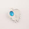 Swiss Blue Topaz Gemstone 925 Sterling Silver Jewelry Pendant 1.49" Gift For Mom CP-28-8