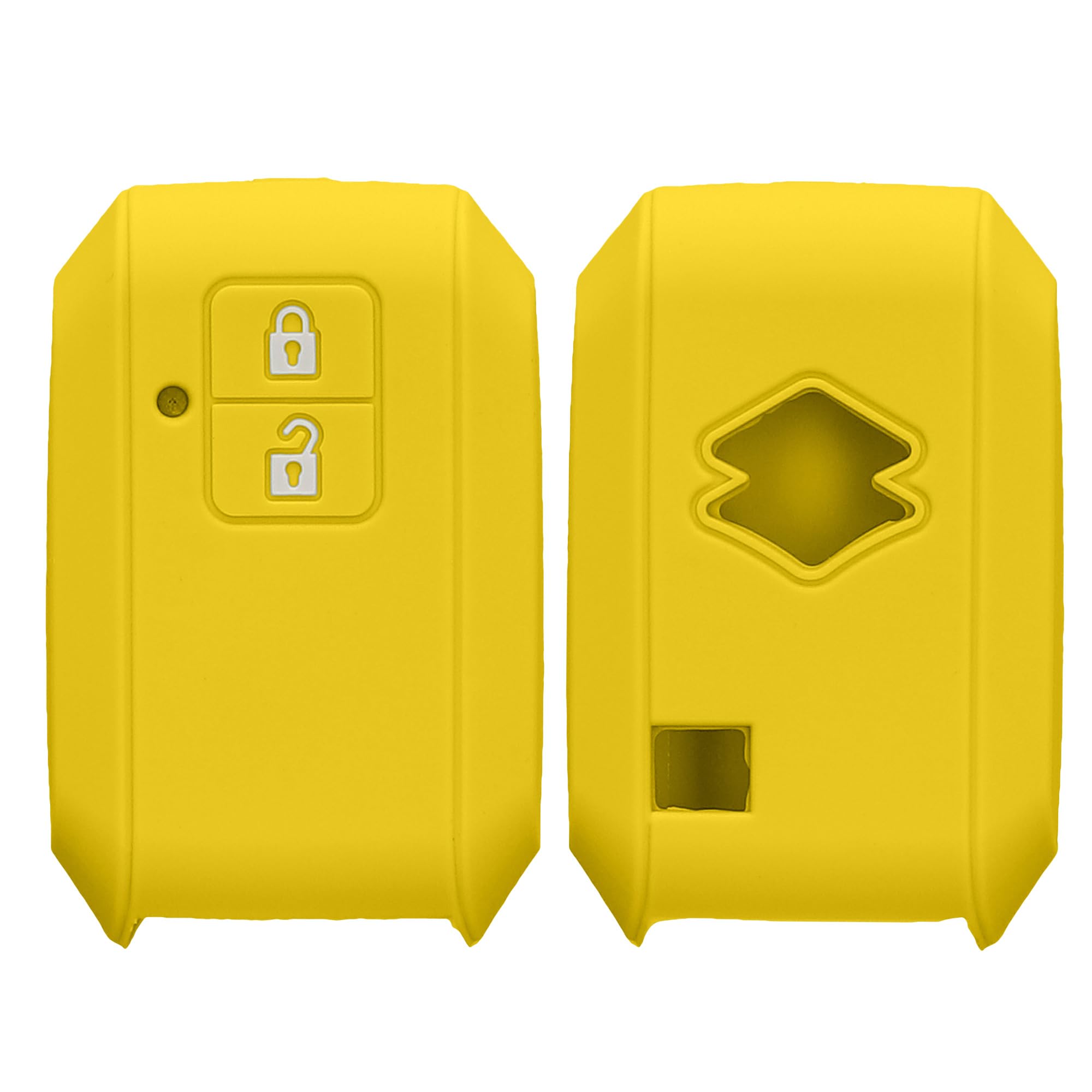 kwmobile Suzuki 2-Button Car Key Keyless Go Compatible Case - жёлтый