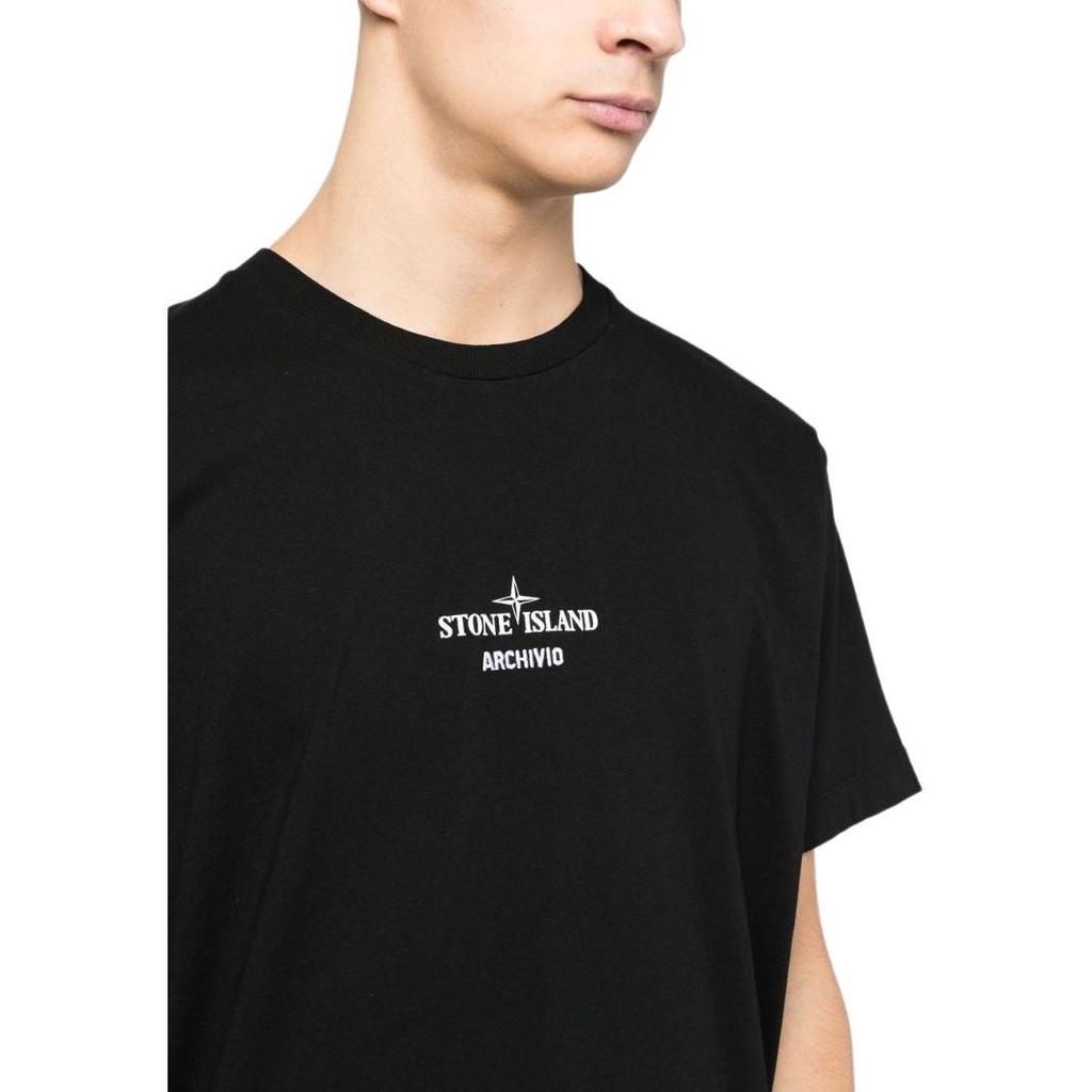 STONE ISLAND SArchivio Project T-shirt 'Black' Men's 78152NS91-V0029