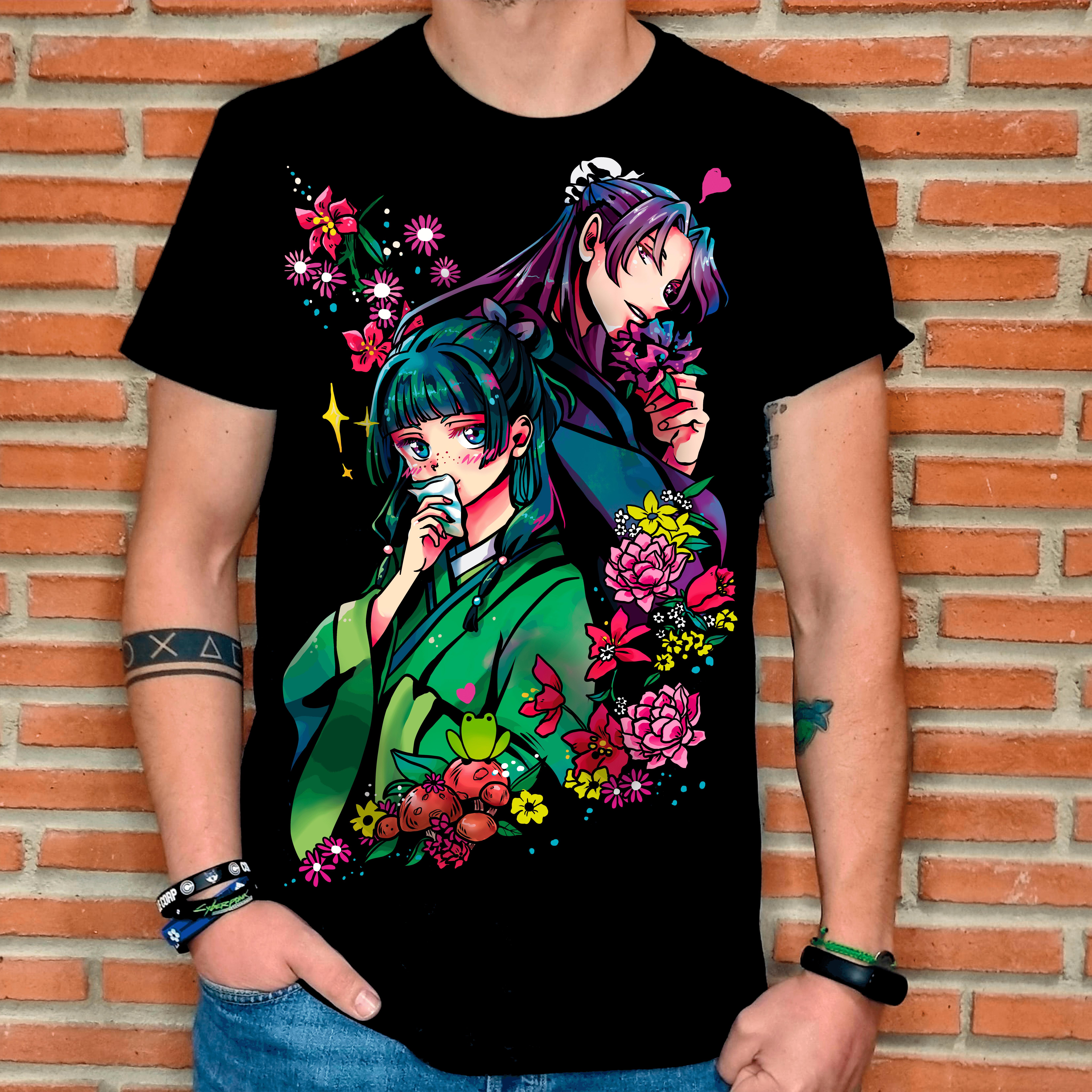 

Unisex Maomao and Jinshi – The Apothecary Diaries (Los Diarios de la Boticaria) T-Shirt: Celebrating the Charming Duo 4XL