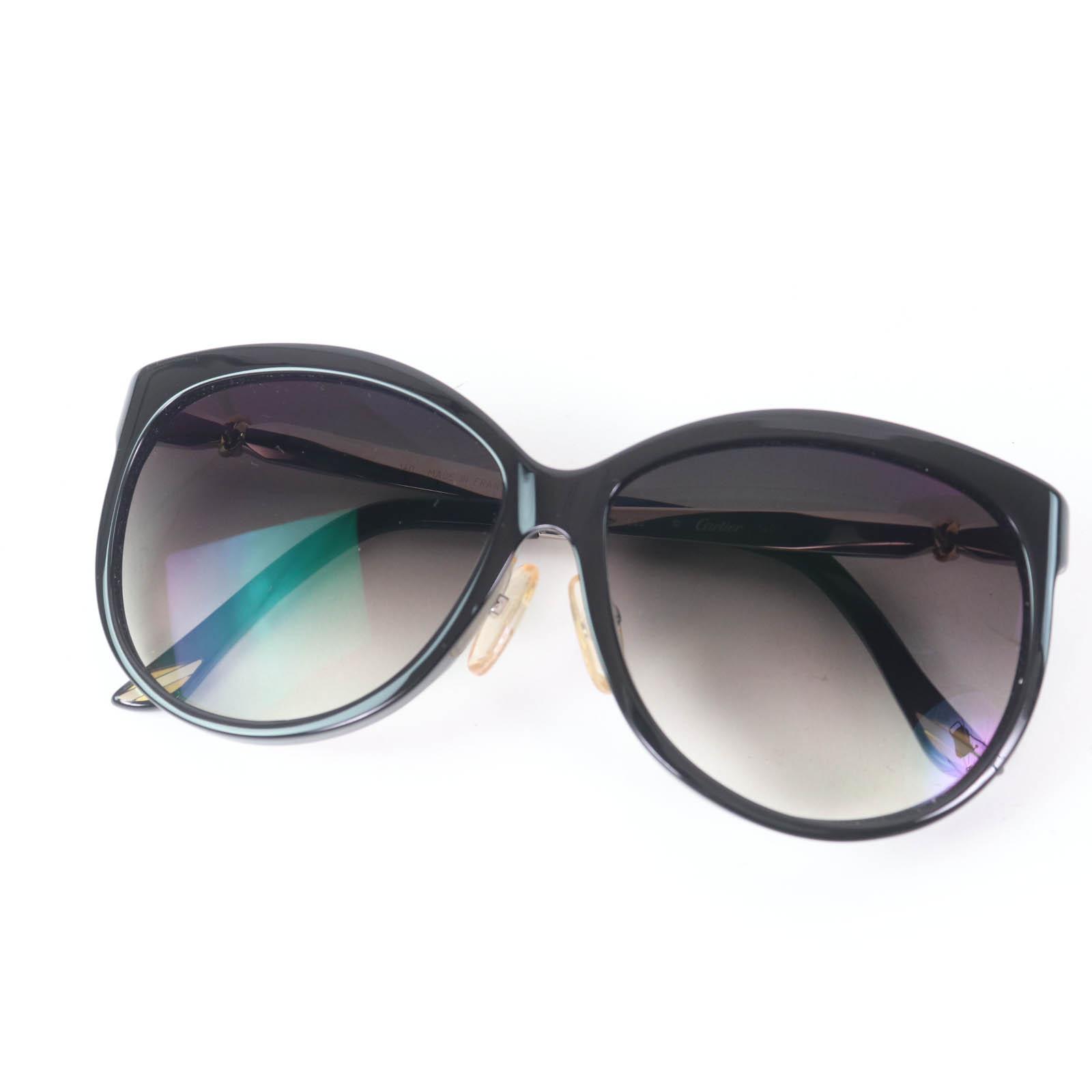 

Excellent Cartier sunglasses Trinity Eyewear Black silver gold Women 6268522 Used