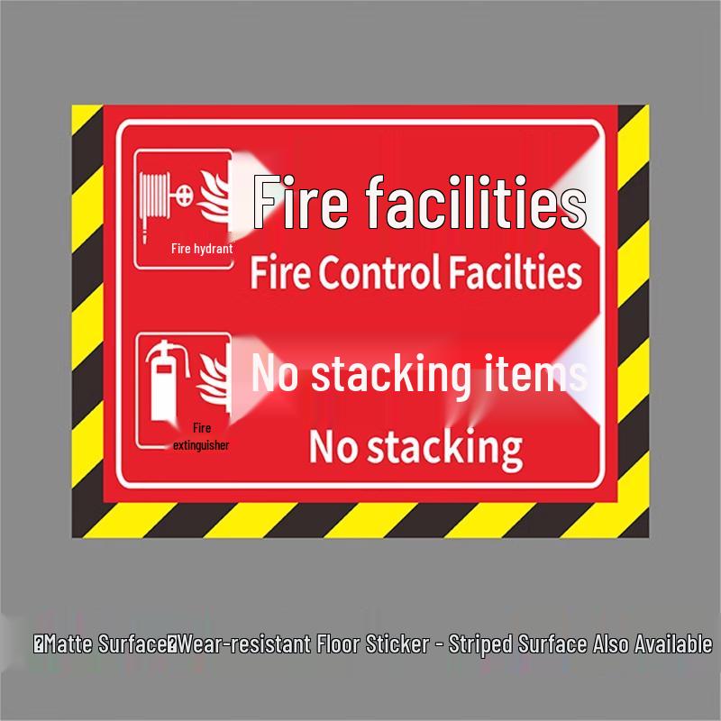 Lan Tu Fire Safety Warning Sticker