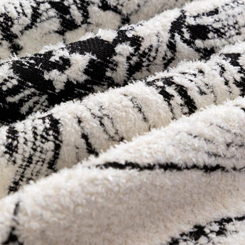 Half Fleece Flower Sofa Cover With Tassels Non Shedding Autumn Winter Sofa Blanket Towel Anti-Dirt Couch Cushion For Living Room