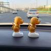 Juguete para Salpicadero de Coche Perro Solar Yousheng, Figura de Cachorro Amarillo Asintiendo, Juguete de Balanceo Automático para Escritorio de Oficina, Decoración de Animal Lindo con Energía Solar para