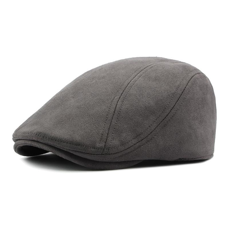 Fashion Berets Men Women Spring Autumn Suede Hats Herringbone Flat Cap Classical Artist Painter Hat Male Female Beret Cap Gorras