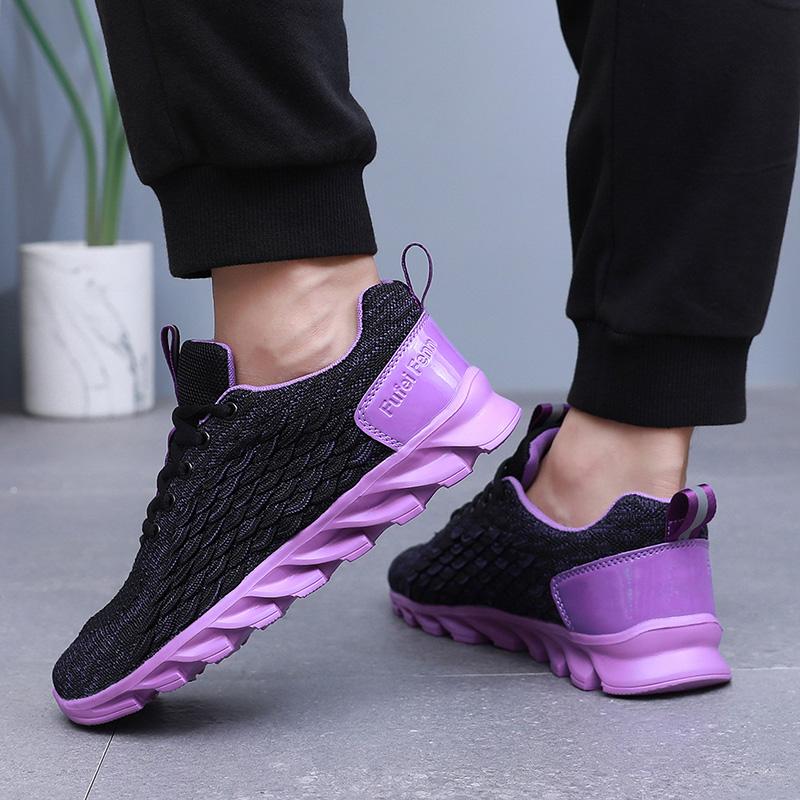 Modne Tanie Zielone Buty Casualowe Dla Mężczyzn Kobiet Oddychające Siateczkowe Sneakersy Męskie Trener Lekkie Męskie Buty z Ostrzem Sneaker Do Chodzenia Tenis