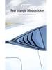 Deep Blue L07 Rear Triangle Glass Window Trim - Exterior Decoration Accessory