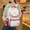 New Cute Contrasting Colors and Large-capacity Korean Version of High-value Student Schoolbag, Junior High School Backpack