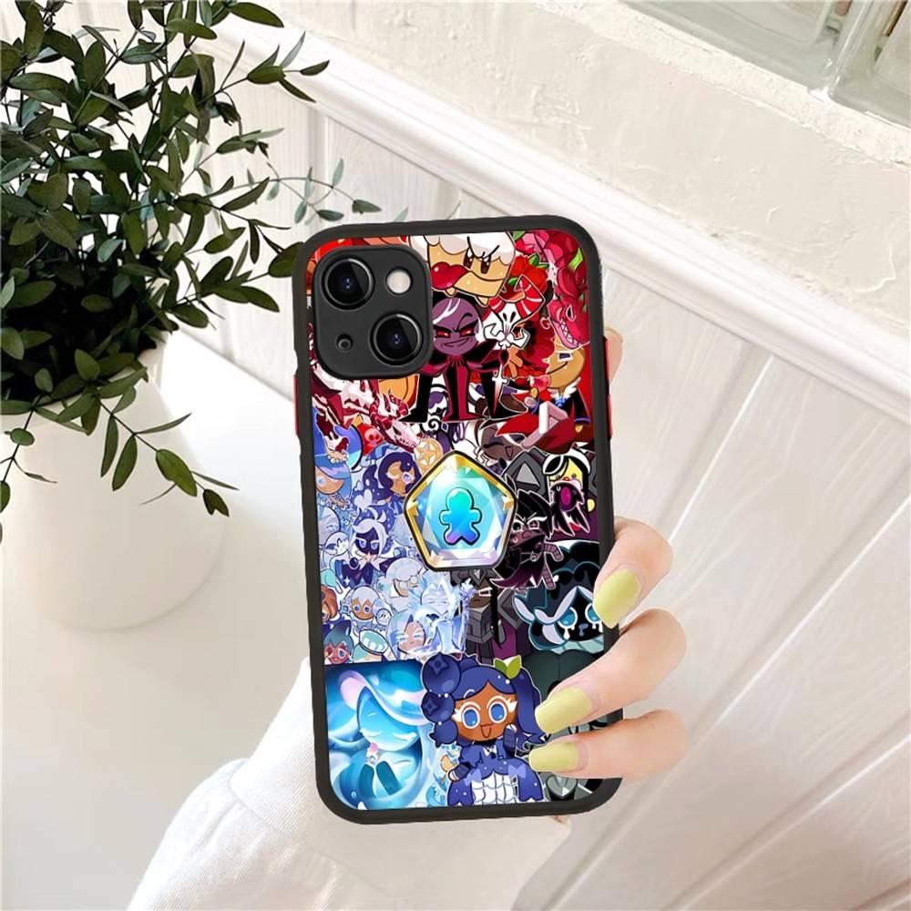 Game Cookie Run Cute Kingdom Phone Case for iPhone 16 15 14 11 12 13 Pro Max X XS Translucent Matte Cover
