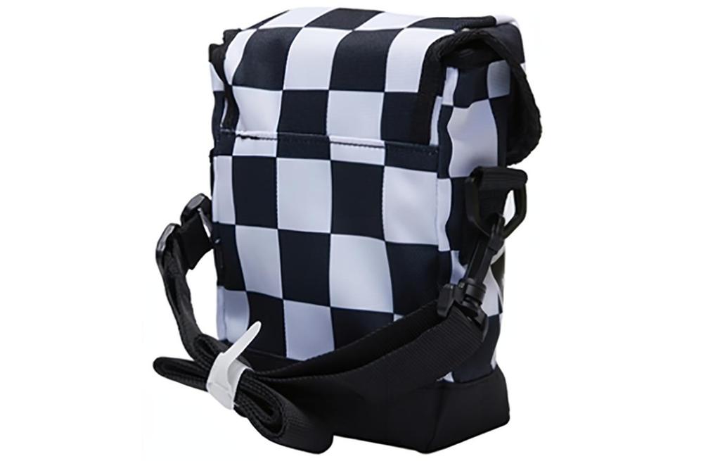Men's Bag Vans Checkerboard Polyester Crossbody Bag Regular Unisex Black White