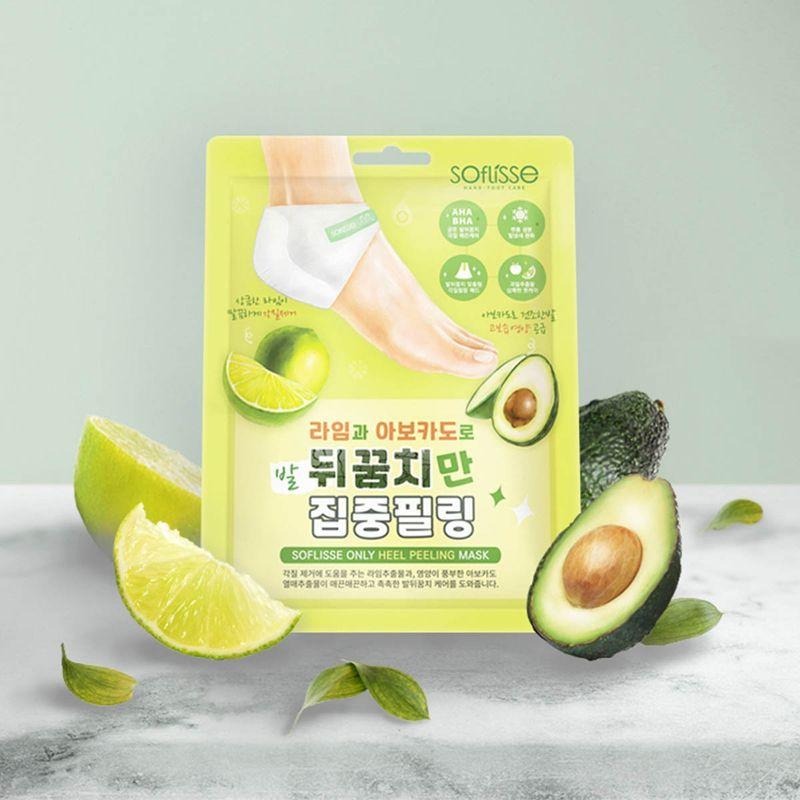 Soflisse Heel Peeling Mask Pack 8ct