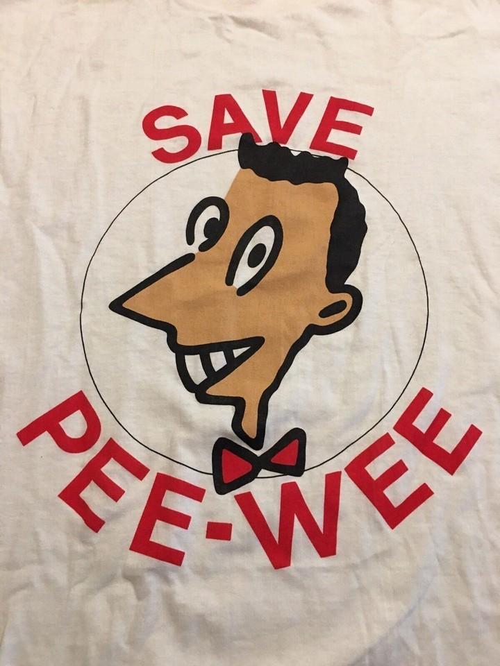 

PEE WEE Herman Stanley Desantis Shirt White All Size Unisex T-Shirt S