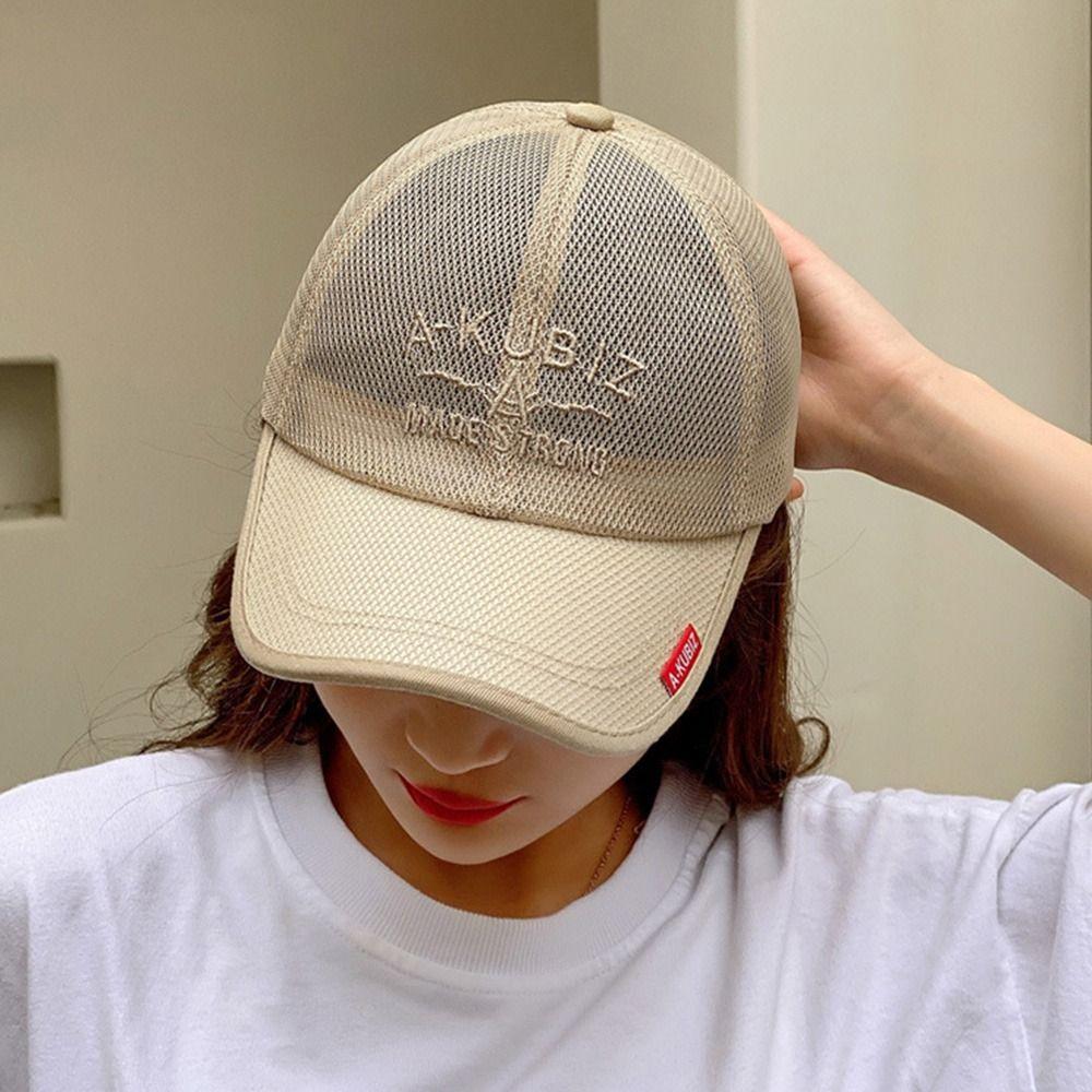 Quick Dry Men Women Adjustable Full Mesh Hats Summer Sunscreen Hats Breathable Baseball Cap Outdoor Sports Sun Protection Caps