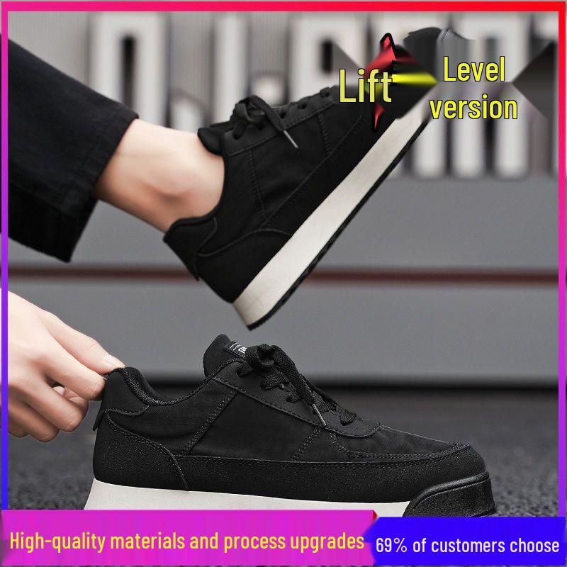 Forrest Gump Men's Breathable Summer Casual Sneakers with Thick Sole and Height Boost