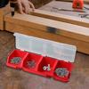 Multi Compartment Organizer Box For Screws Small Parts Plastic Hardware And Jewelry Storage Case Craft Supplies