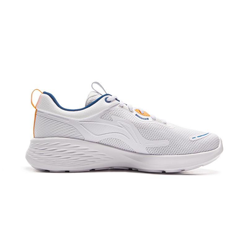 Li Ning Trendy Versatile Comfortable Non-Slip Wear-Resistant Low-Top Casual Running Shoes Men sneaker White ARSV121-3