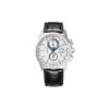 Eco-Drive Radio-controlled Watch Solar Quartz Genuine Leather Strap Men's Watch White Dial