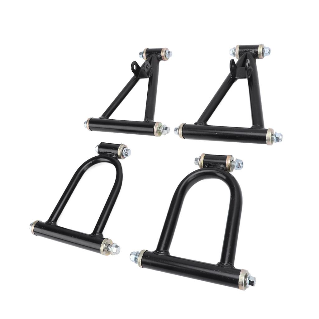 6 Inch Front Suspension Shock Swing Arm Kit Metal Swing Arm Assembly for 100cc 150cc 200cc 4 Wheels Quad Bike Go Kart