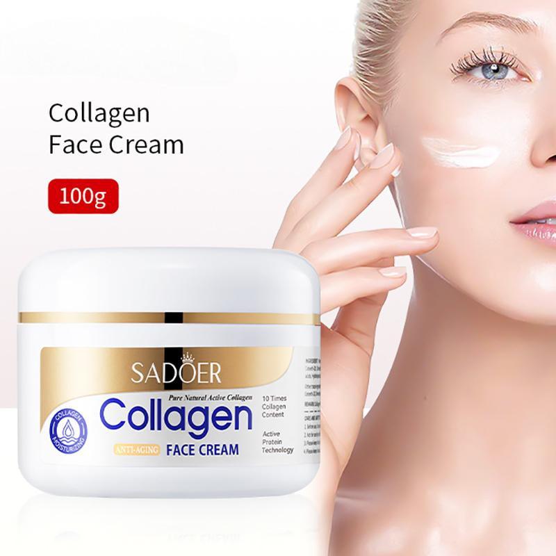 Kollagen-Aufhellungscreme, Anti-Aging-Falten-Nährcreme, Feuchtigkeitsspendende Gesichtspflege, Verjüngende Creme
