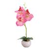 1Pc Potted Artificial Butterfly Orchid Flower Stage Garden Wedding Party Decor Christmas Ornament
