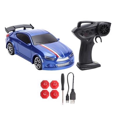 Mini 1 64 Scale RC Drift Car 2.4GHz High Speed Remote Control Car with LED Light Racing Sports Toy 4 Wheel Drive