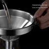 NHZHIW 304 Stainless Steel Kitchen Funnel Set